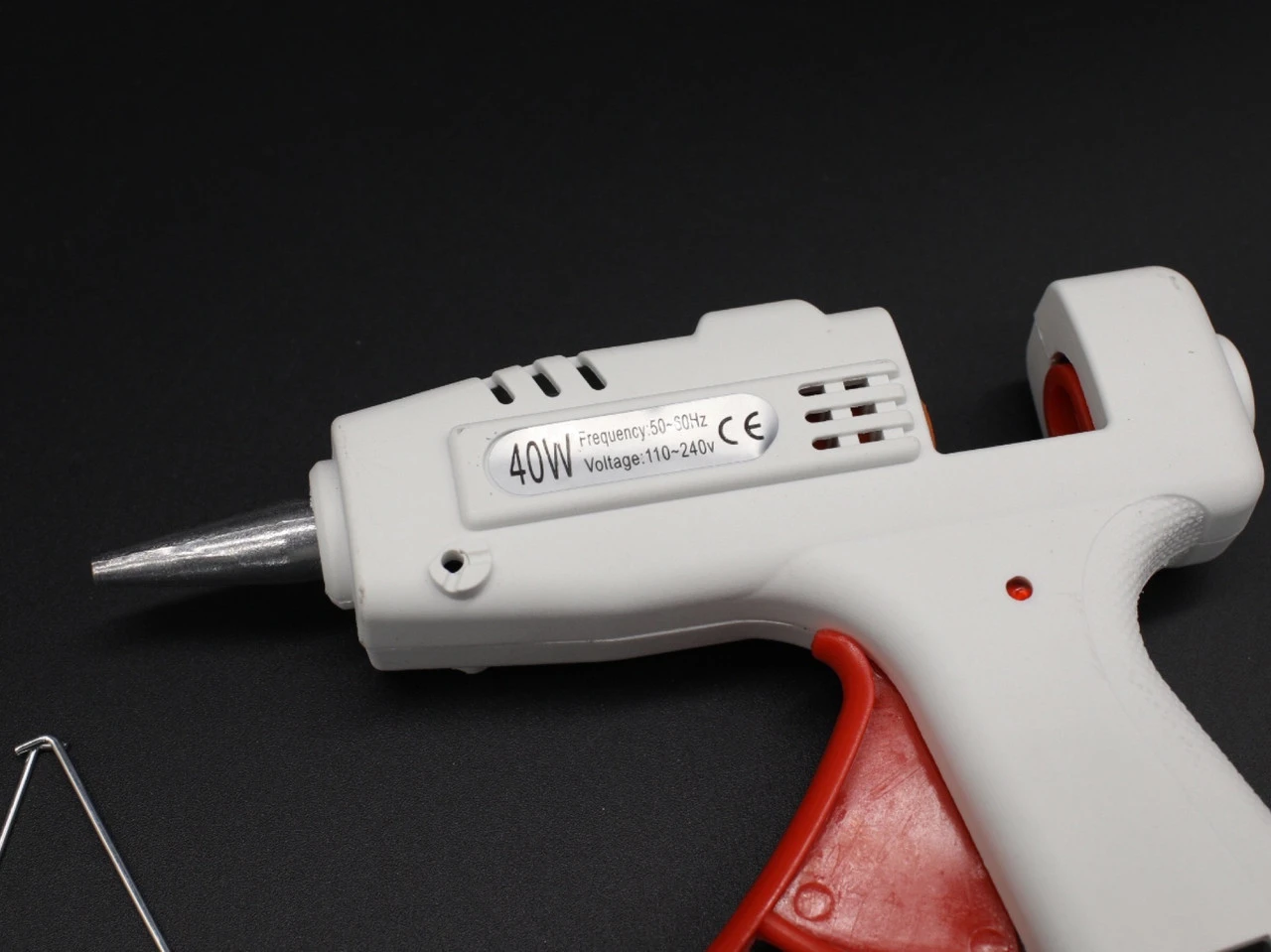 Клеевой термопистолет, 7мм, Цвет «голубой» - 2