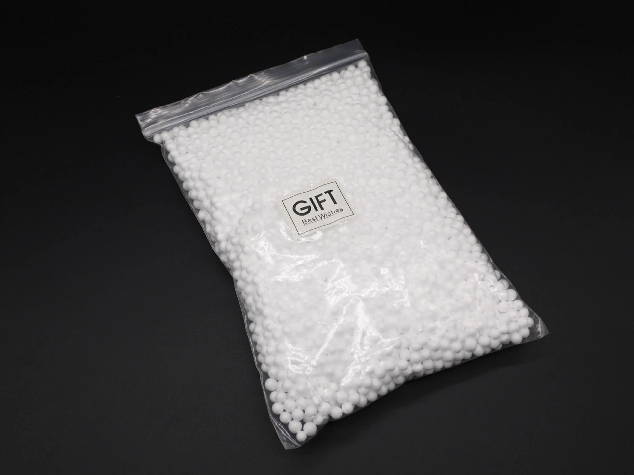 Наповнювач декоративний, Пінопластові кульки, Колір "білий", 20грам - 2