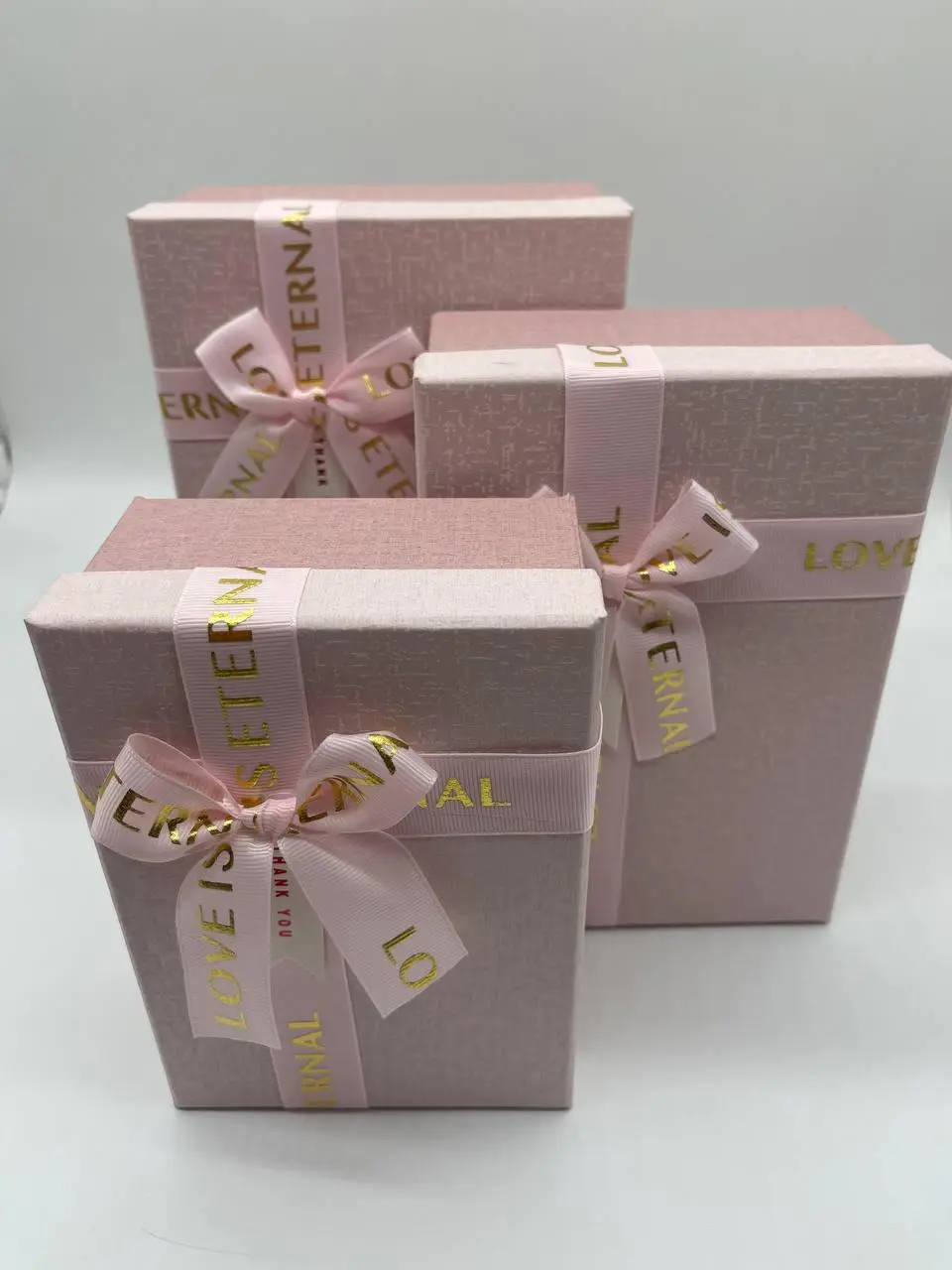 Коробка подарункова, 23х16х10см, Колір "рожевий", 3шт - 2