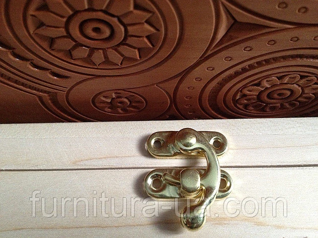 Замок для нардів, 33х29мм Колір "золотистий" - 2