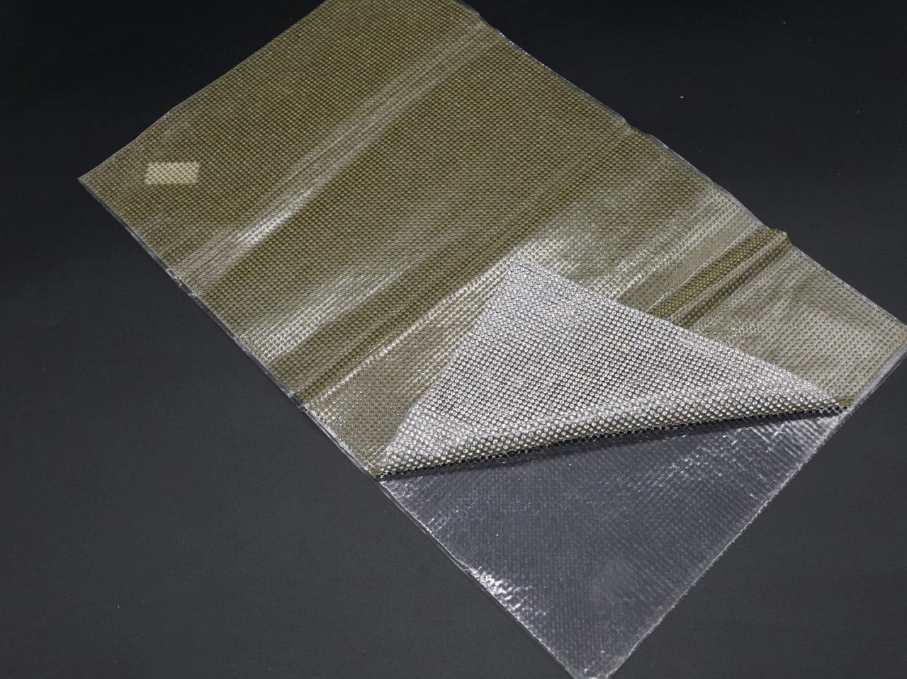 Стразовое полотно на силиконовой основе, 24х40см, Цвет «серебро» - 2