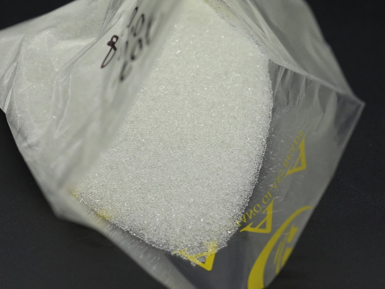 Мікробісер без отвору, Круглий, 0,6-0,8мм, 100г/уп, Колір "прозорий"