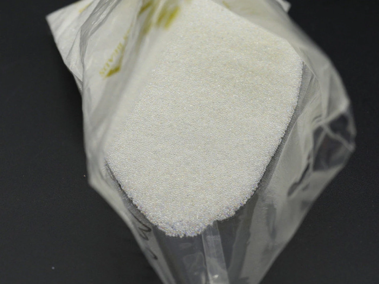 Мікробісер без отвору, Круглий, 0,6-0,8мм, 100г/уп, Колір "білий"