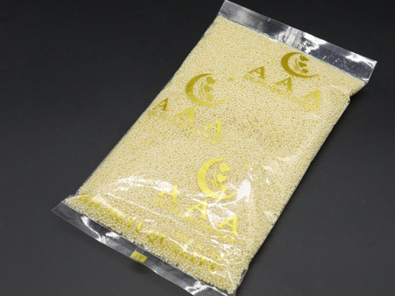 Бісер, Круглий, 1,9мм, 100г/уп, Колір "жовтий" - 2