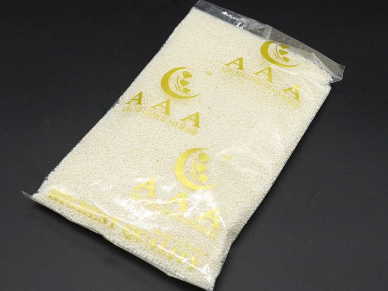 Бісер, Круглий, 1,9мм, 100г/уп, Колір "білий" - 2