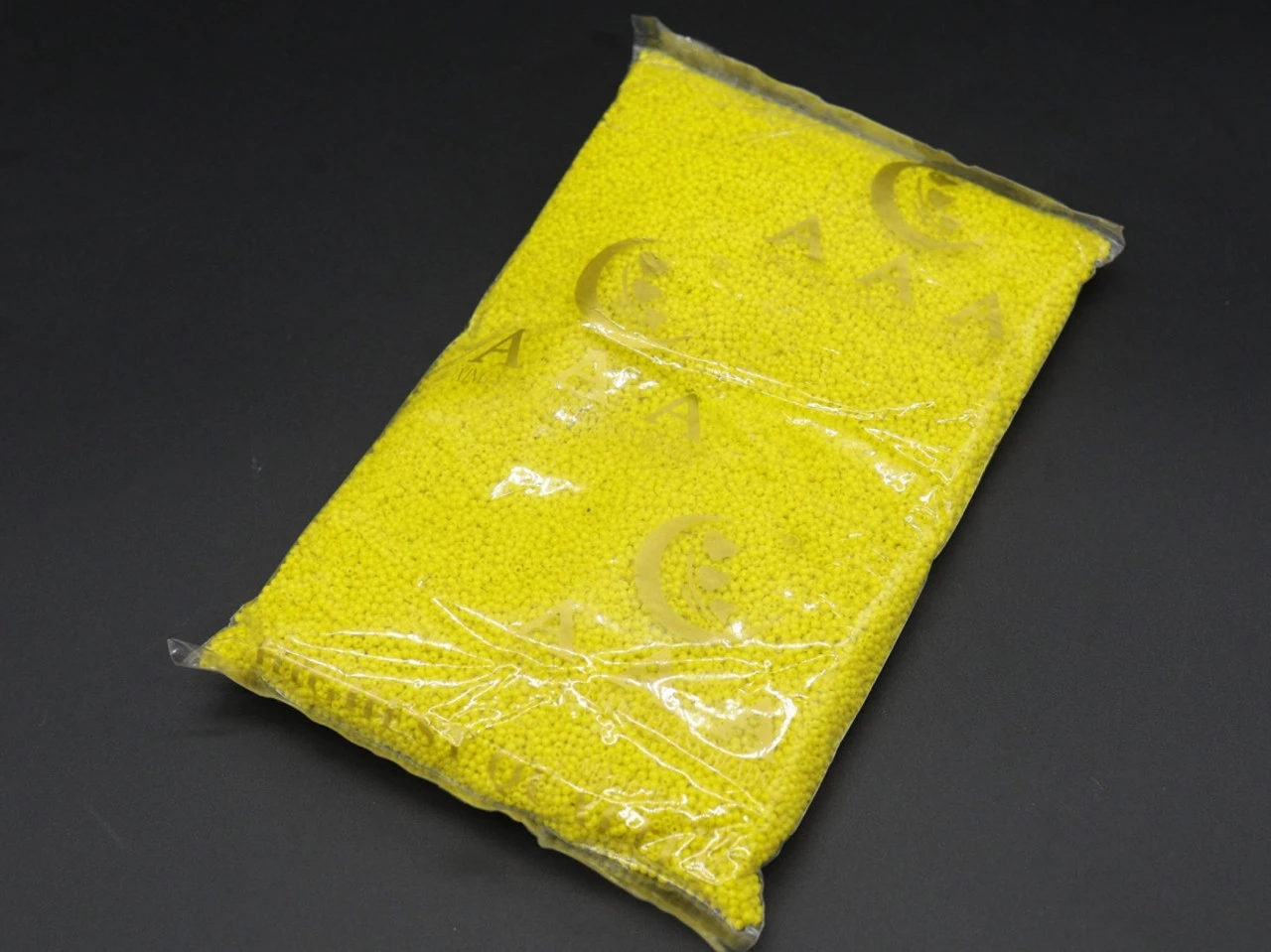 Бісер, Круглий, 1,9мм, 100г/уп, Колір "жовтий" - 2