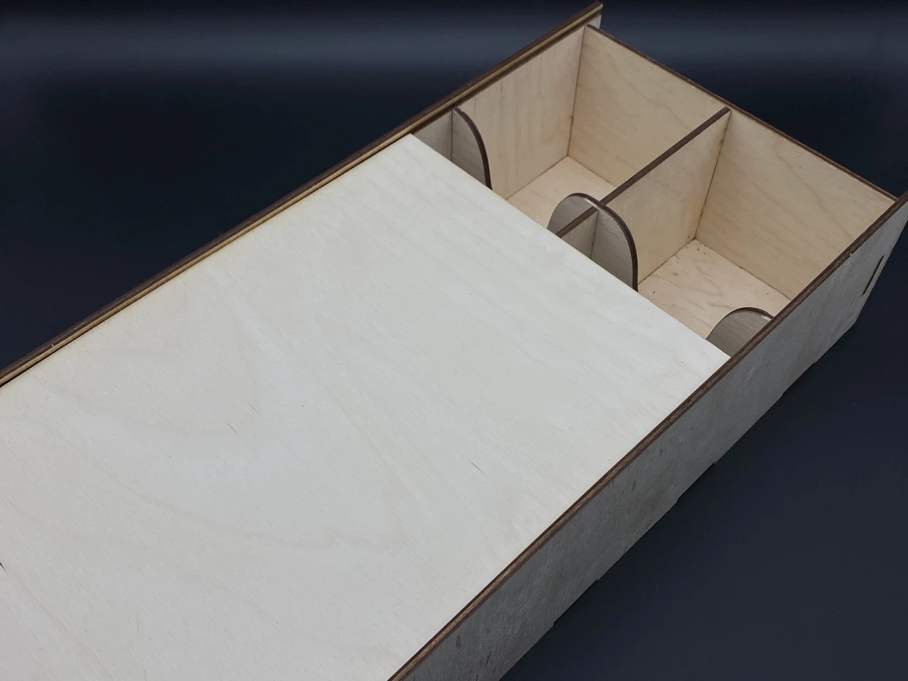 Скринька декоративна з фанери для вина, під декупаж, 36х19х10см, Колір "білий" - 2