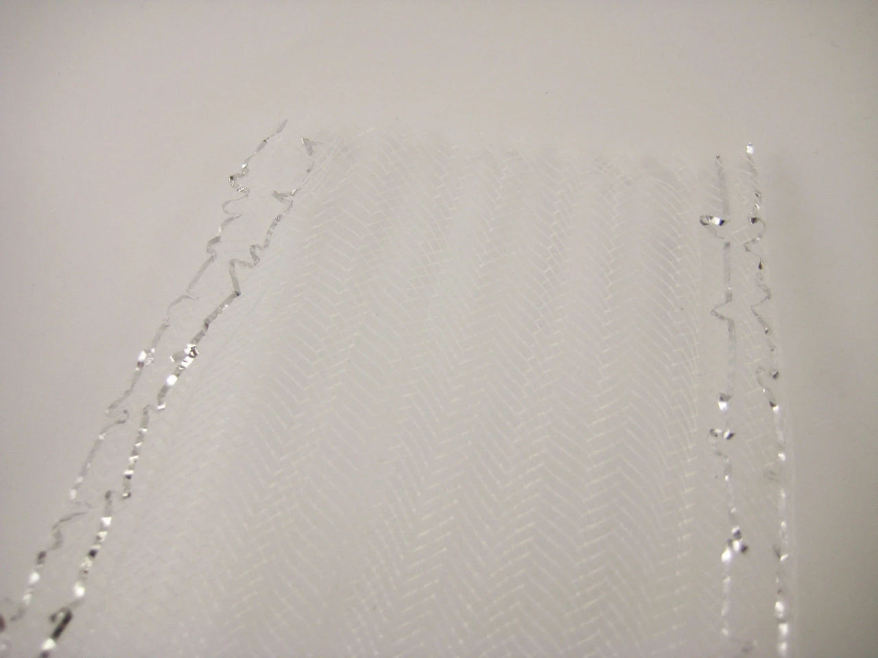 Стрічка декоративна для бантів, 40мм, 20м, Колір "білий"