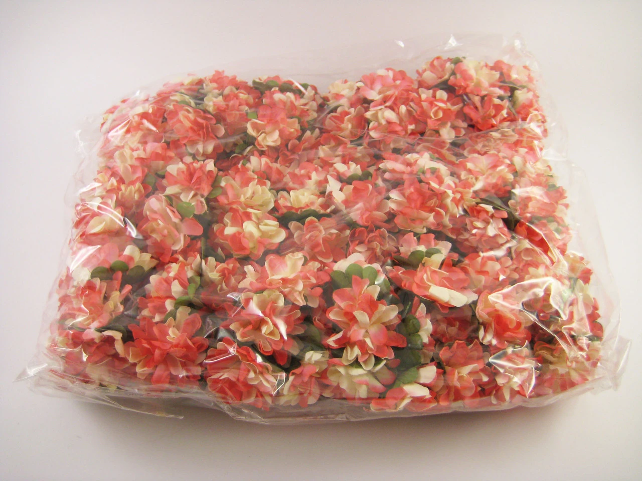 Квіти штучні на дроті, 6шт/пуч, Колір "червоний" - 2