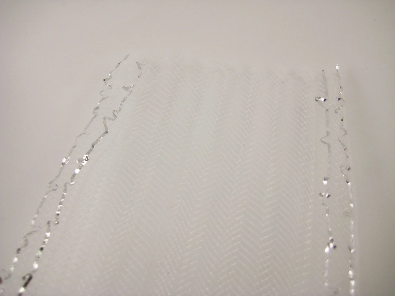 Стрічка декоративна для бантів, 80мм, 20м, Колір "білий"