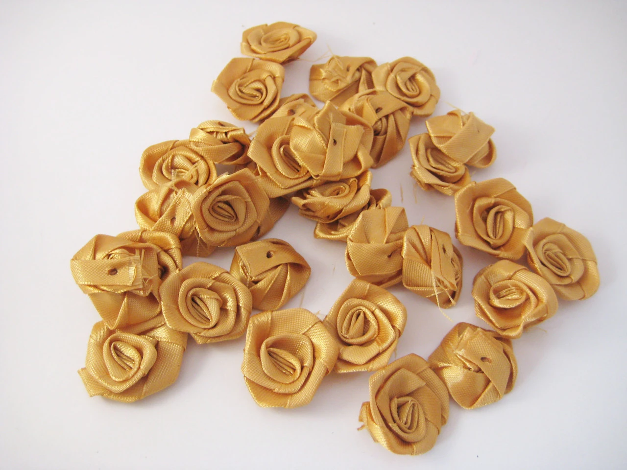 Квітка троянда пришивна, 25мм, Колір "коричневий" - 2