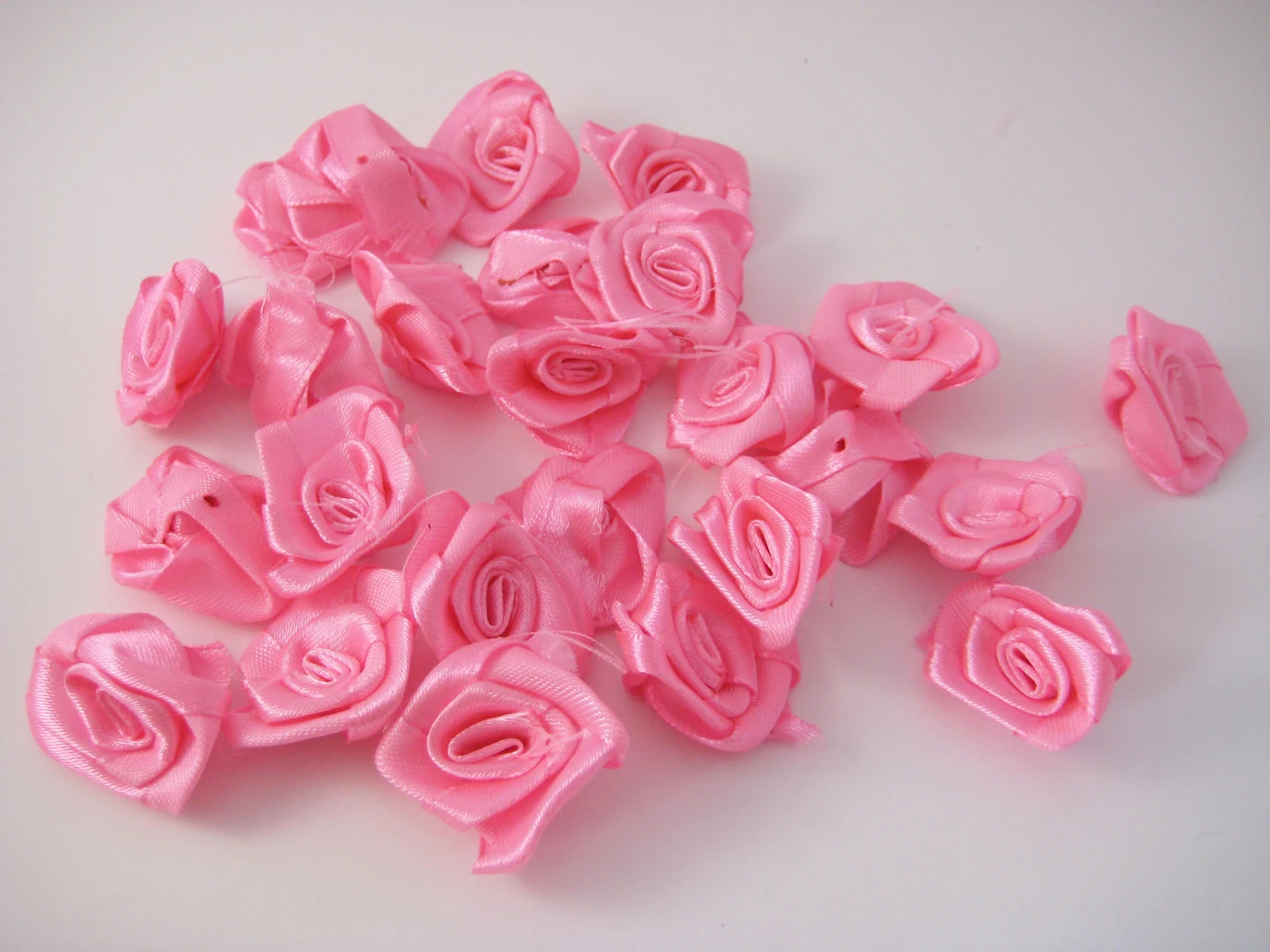 Квітка троянда пришивна, 25мм, Колір "рожевий" - 2