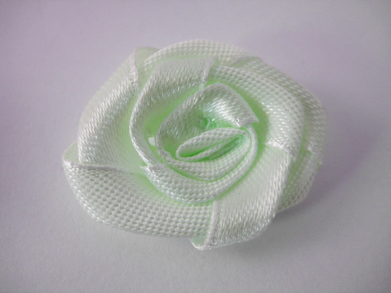 Квітка троянда пришивна, 25мм, Колір "зелений"