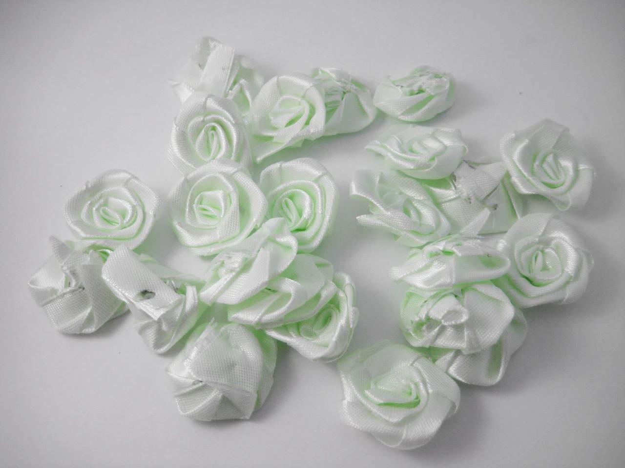 Квітка троянда пришивна, 25мм, Колір "зелений" - 2