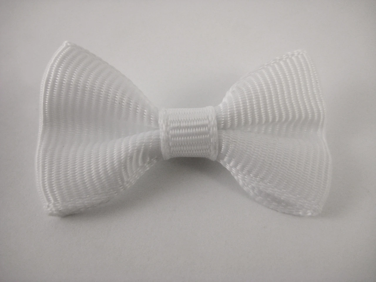 Бантик текстильный пришивной, 40х20мм, Цвет «белый»