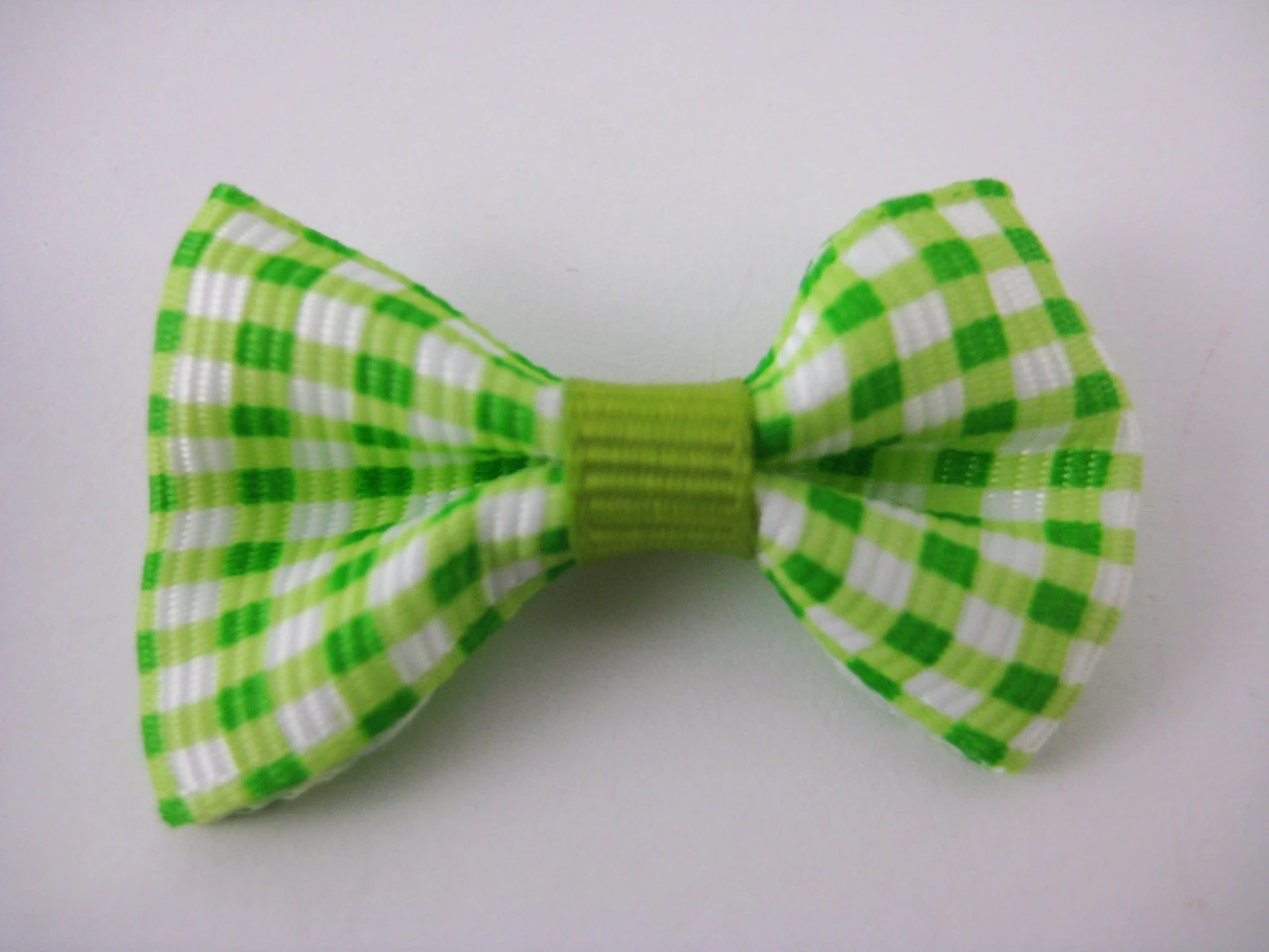 Бантик текстильный пришивной, 40х20мм, Цвет «зеленый»