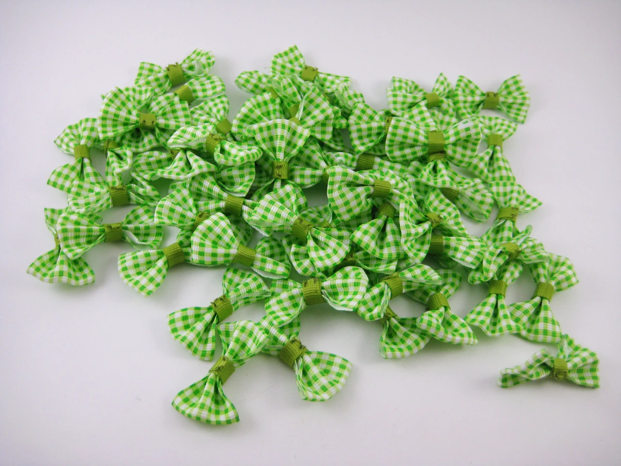 Бантик текстильный пришивной, 40х20мм, Цвет «зеленый» - 2