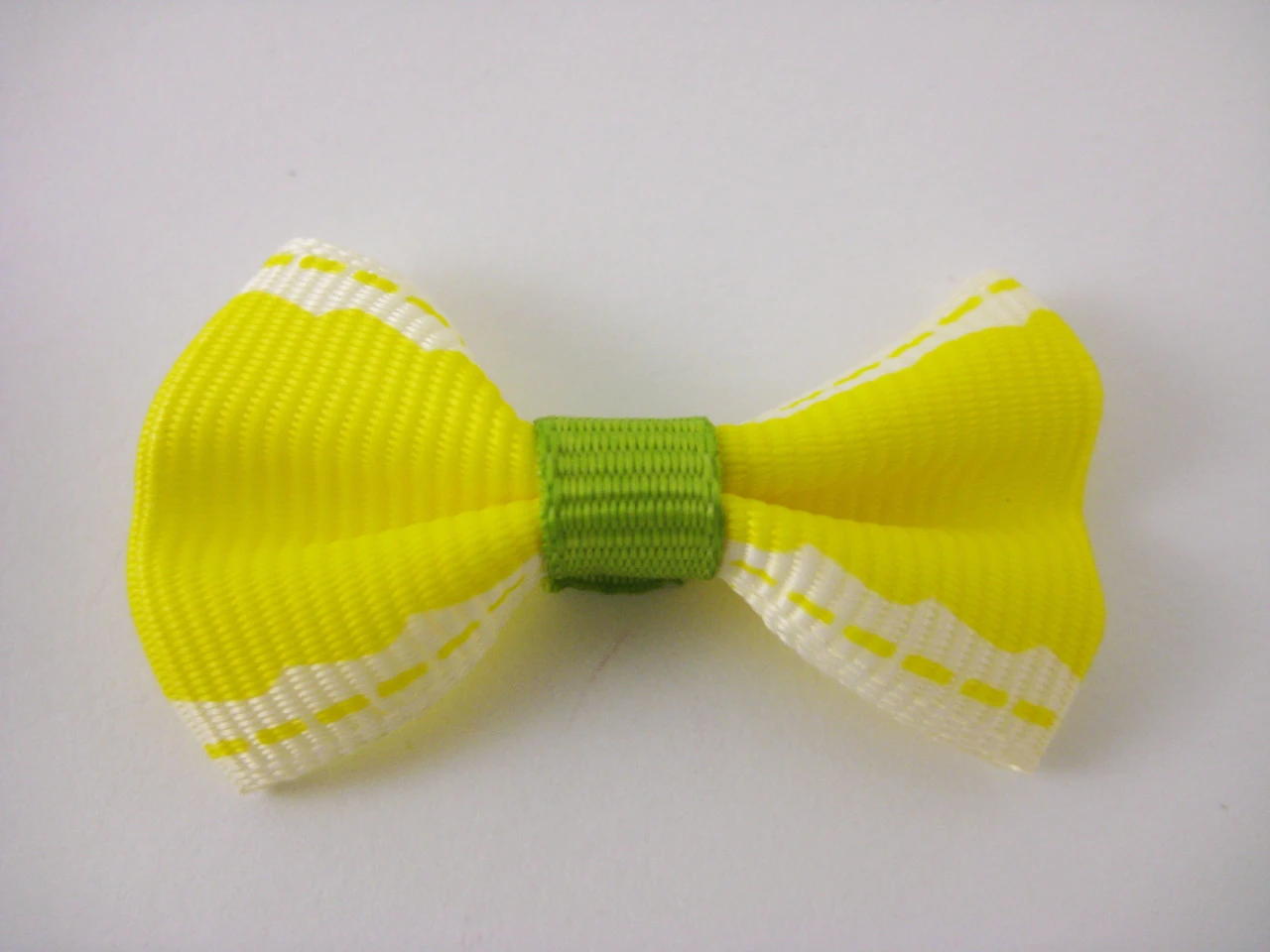 Бантик текстильный пришивной, 40х20мм, Цвет «желтый»