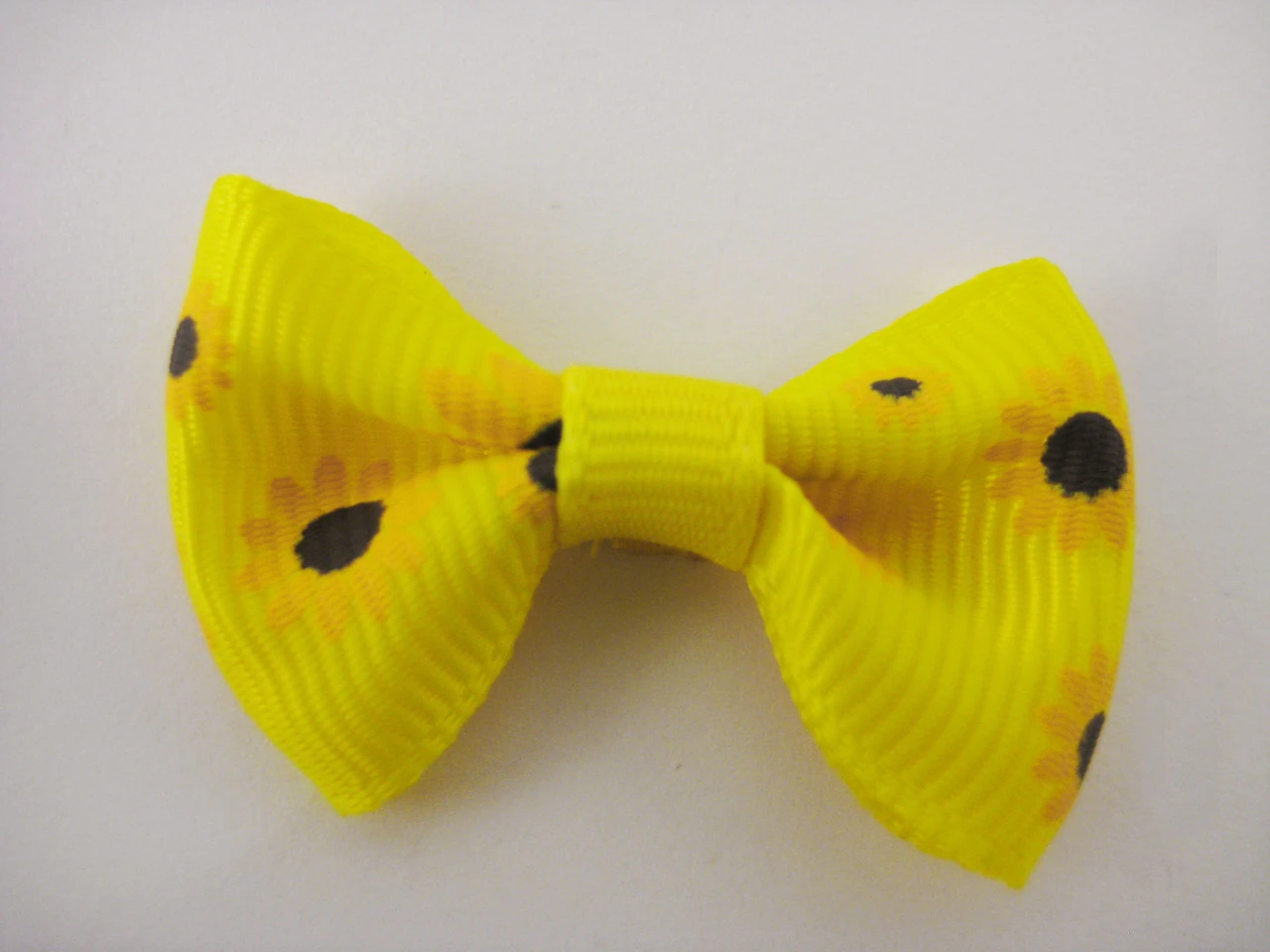 Бантик текстильный пришивной, 40х20мм, Цвет «желтый»