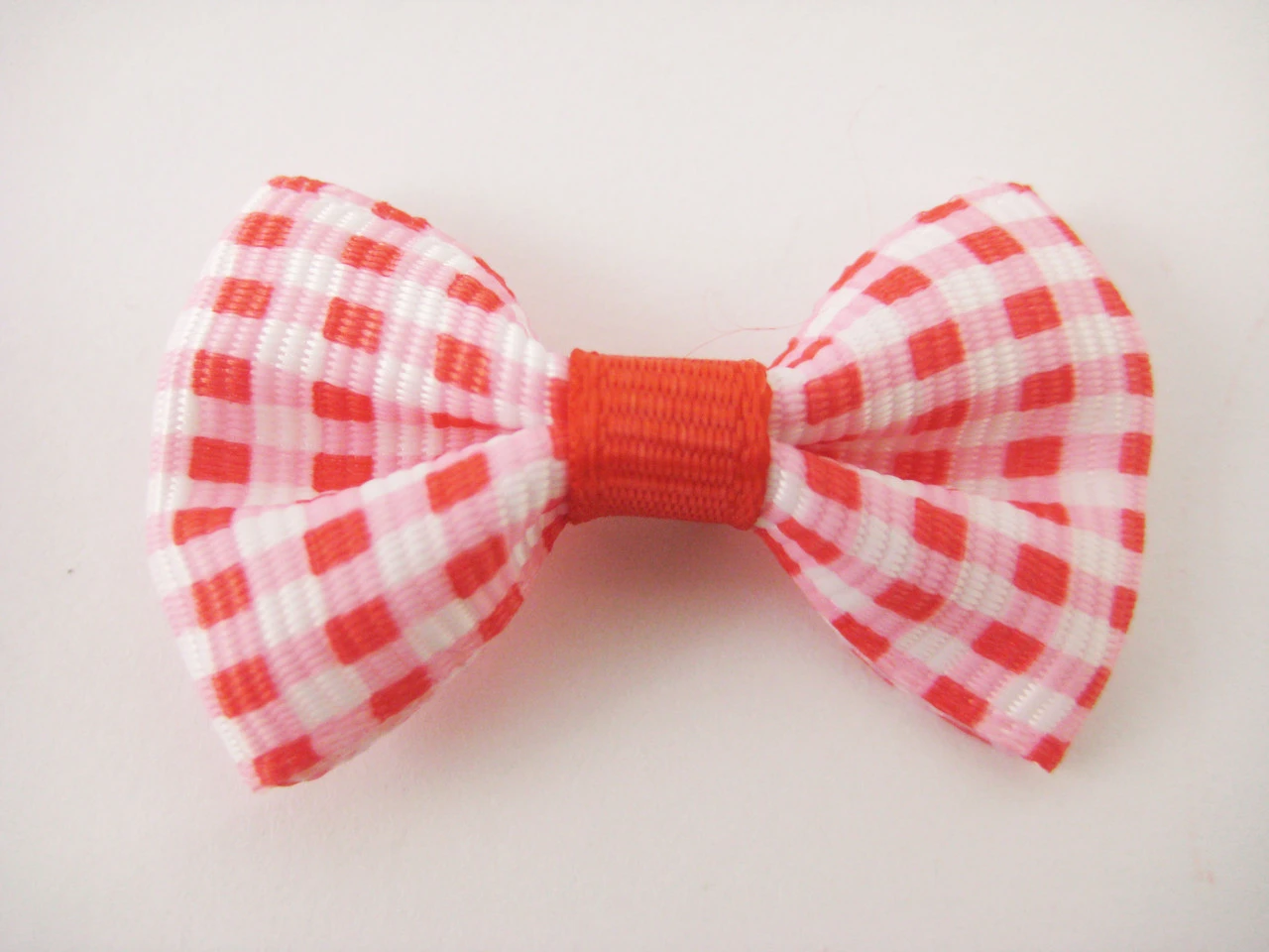 Бантик текстильный пришивной, 40х20мм, Цвет «красный»