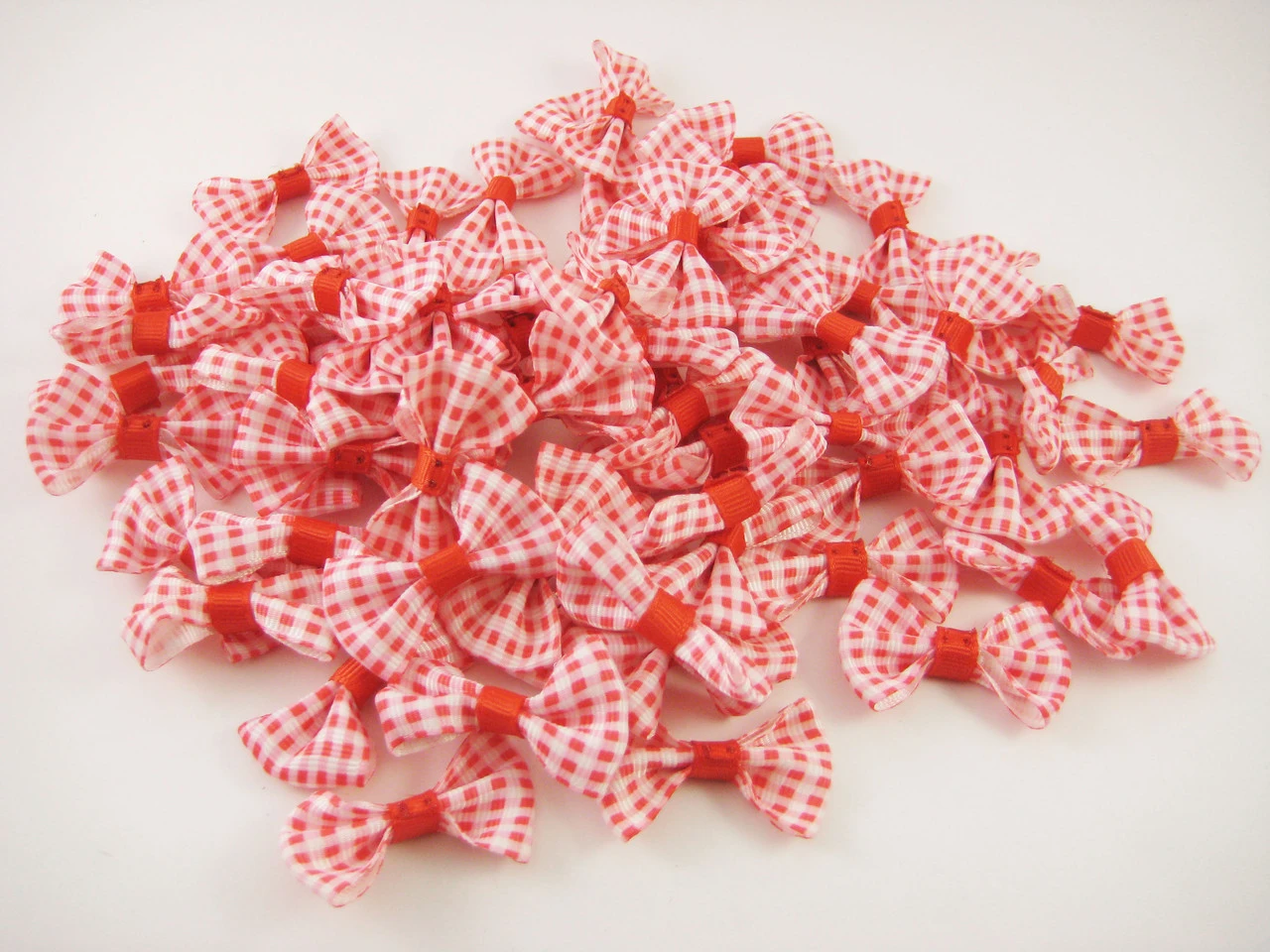 Бантик текстильный пришивной, 40х20мм, Цвет «красный» - 2