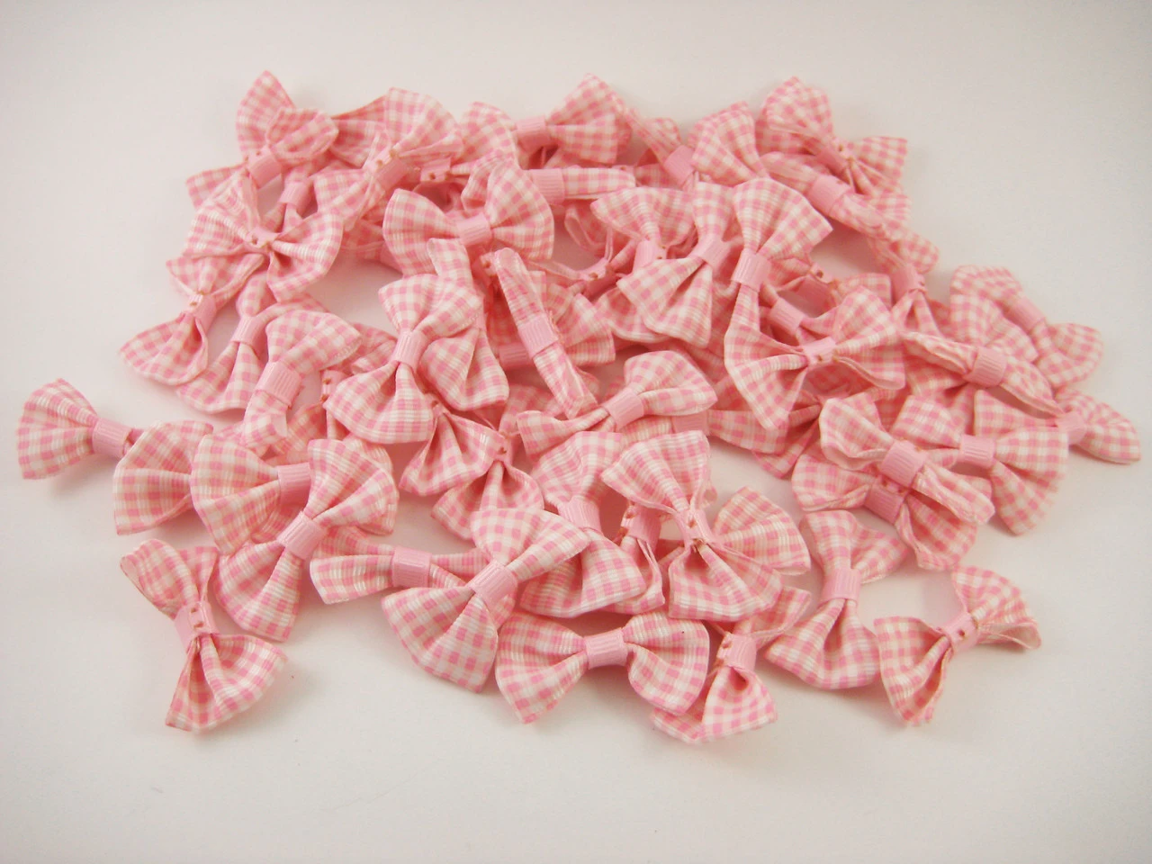 Бантик текстильный пришивной, 40х20мм, Цвет «розовый» - 2