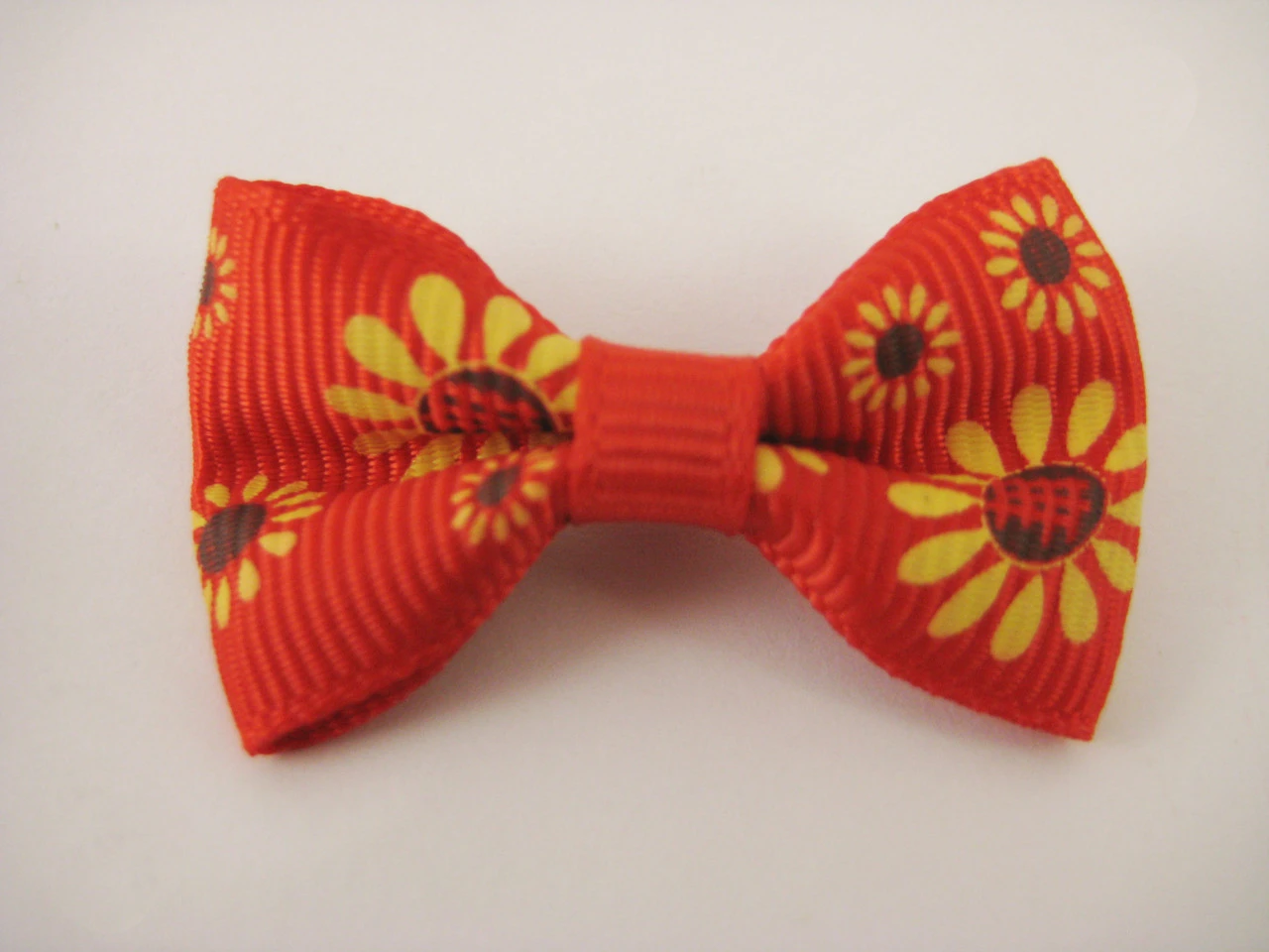 Бантик текстильный пришивной, 40х20мм, Цвет «красный»