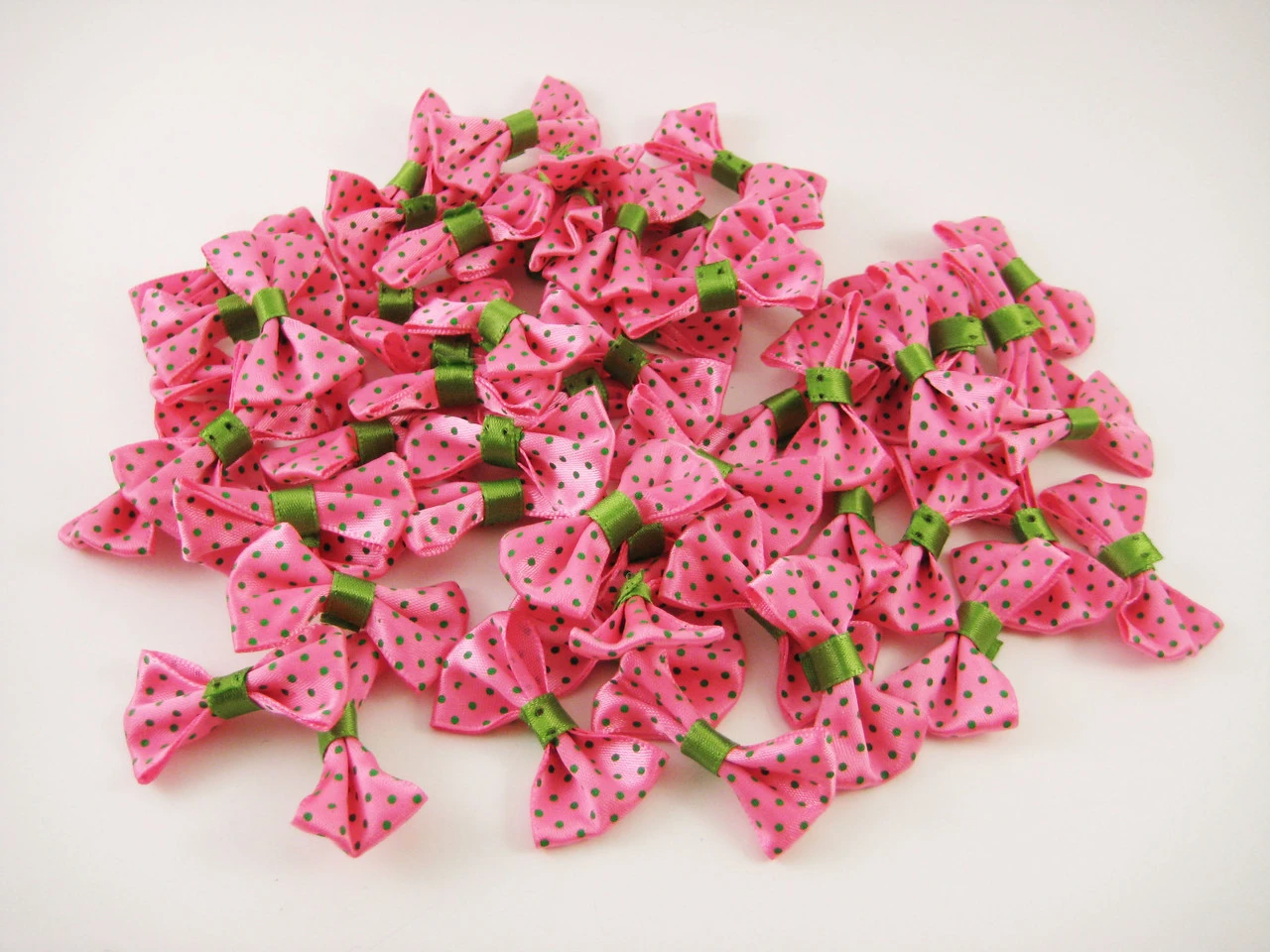 Бантик текстильный пришивной, 40х20мм, Цвет «зеленый» - 2