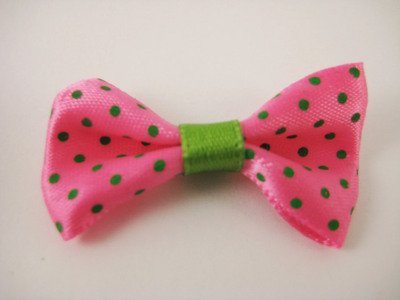 Бантик текстильный пришивной, 40х20мм, Цвет «зеленый»