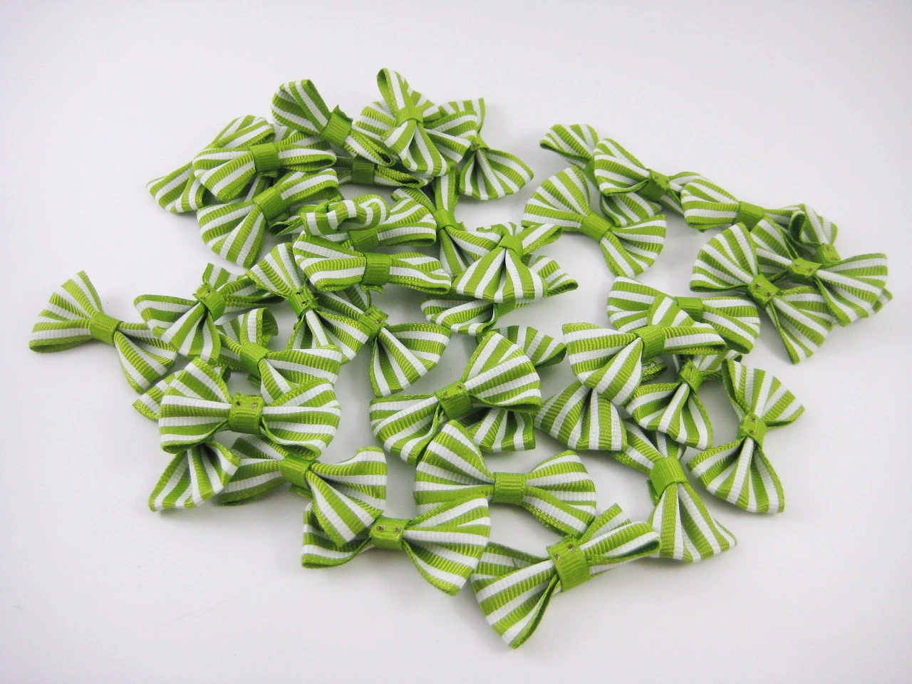 Бантик текстильный пришивной, 40х20мм, Цвет «зеленый» - 2