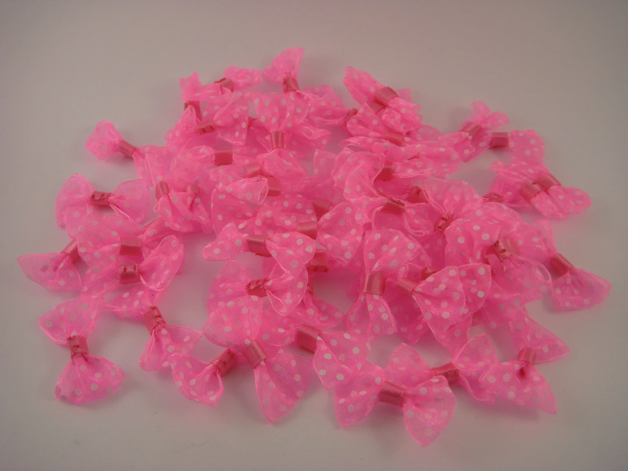 Бантик текстильный пришивной, 40х20мм, Цвет «розовый» - 2