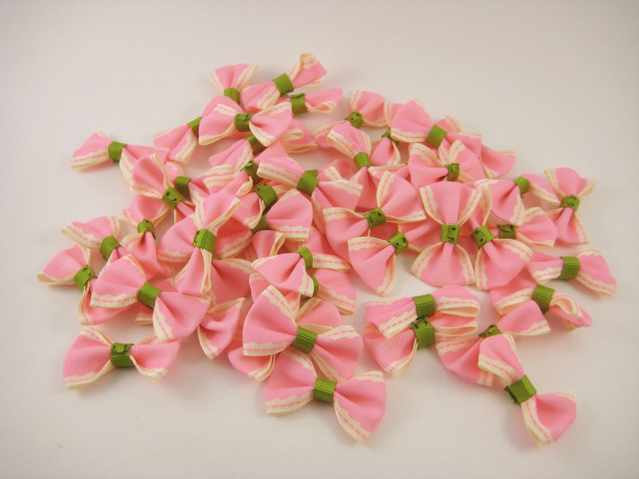 Бантик текстильный пришивной, 40х20мм, Цвет «розовый» - 2