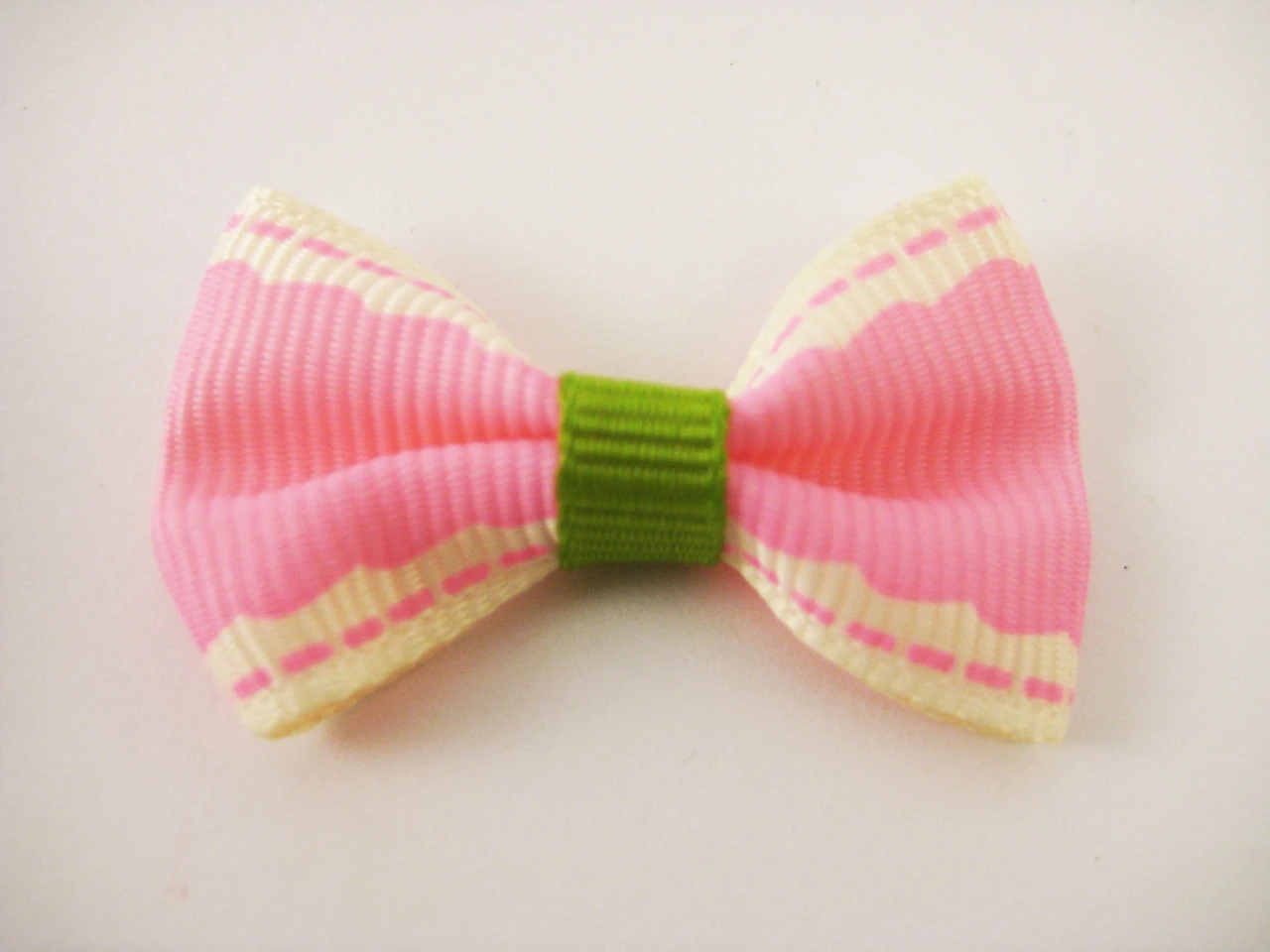 Бантик текстильный пришивной, 40х20мм, Цвет «розовый»