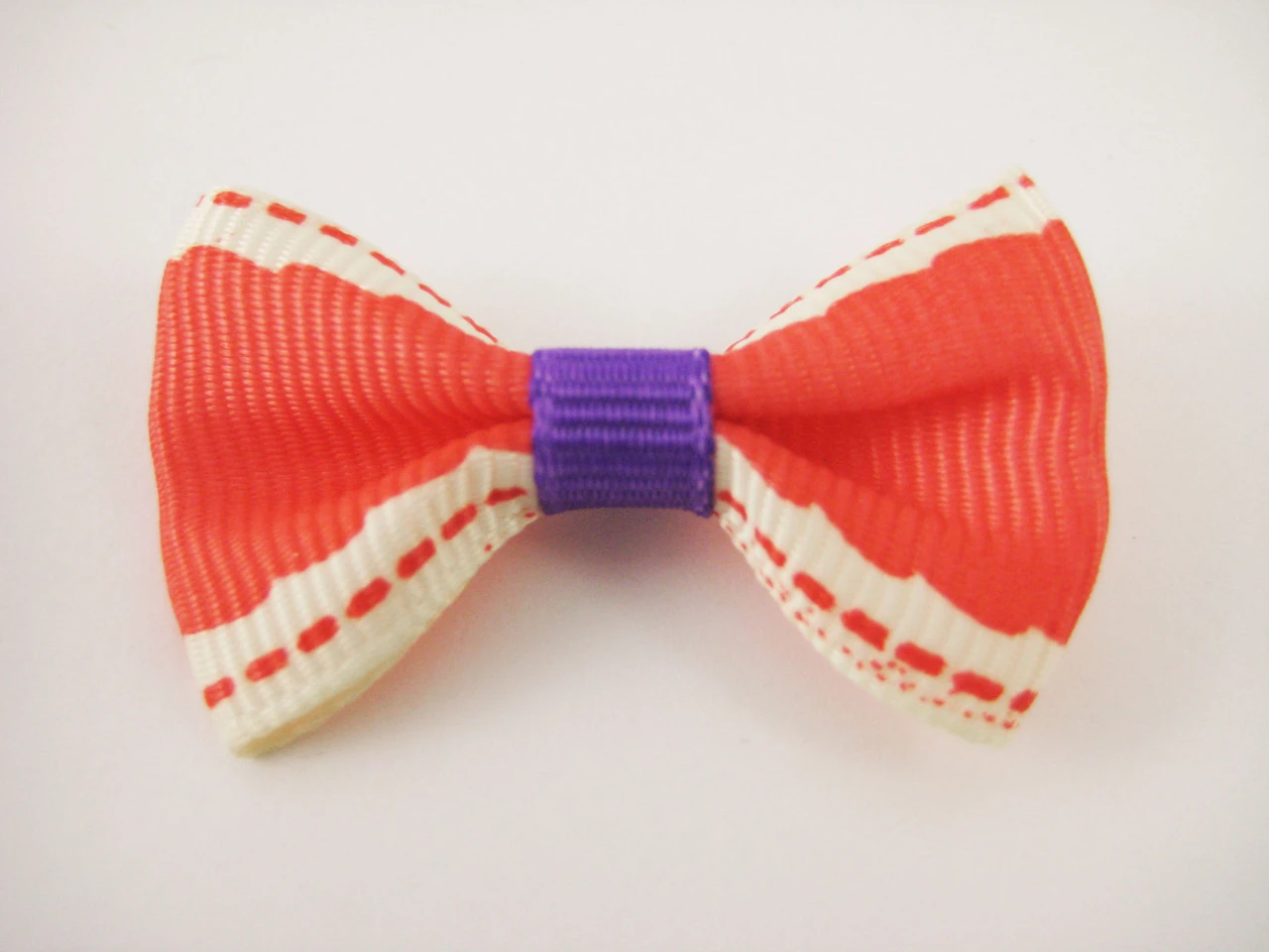 Бантик текстильный пришивной, 40х20мм, Цвет «красный»