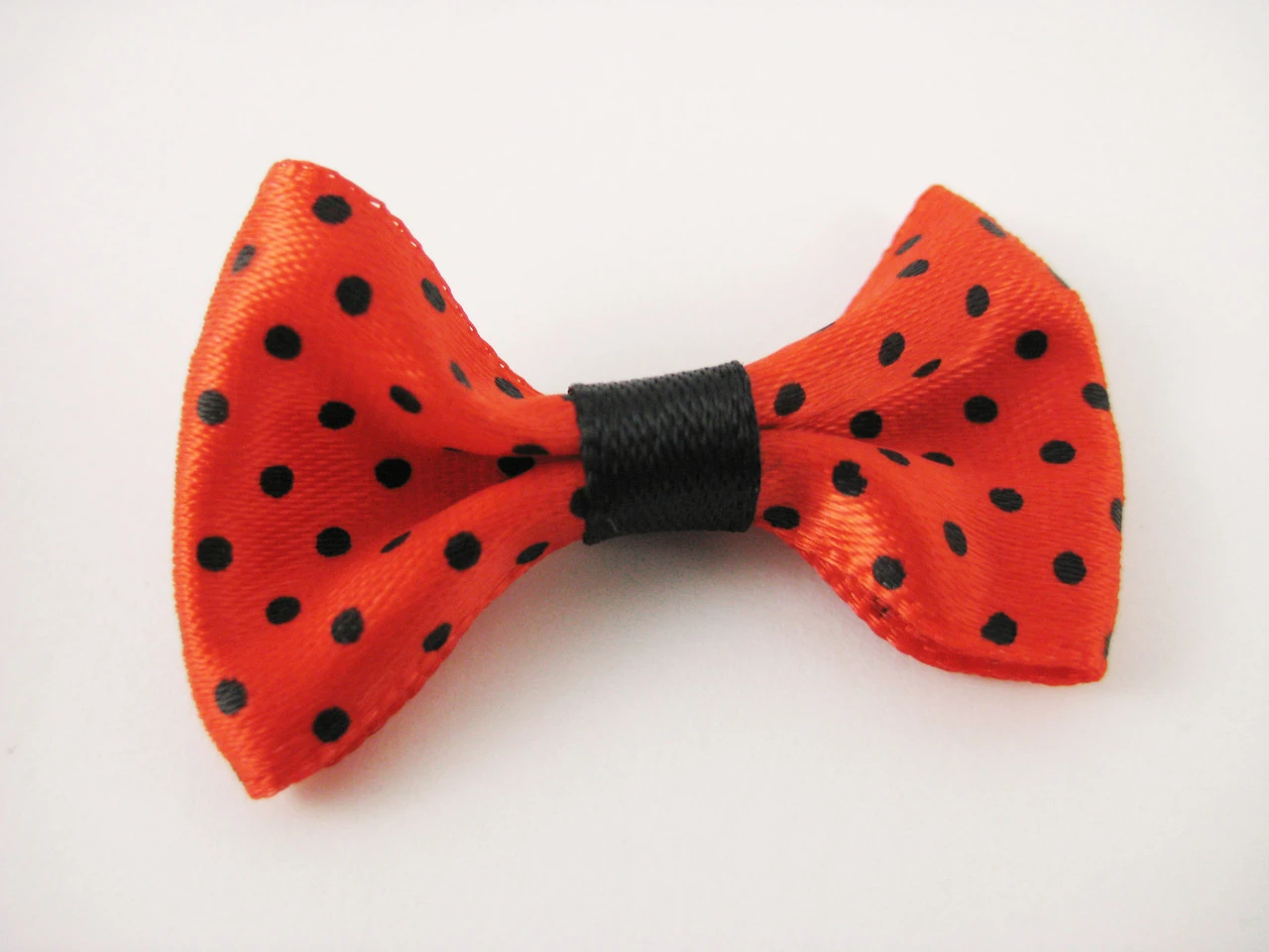 Бантик текстильный пришивной, 40х20мм, Цвет «красный»