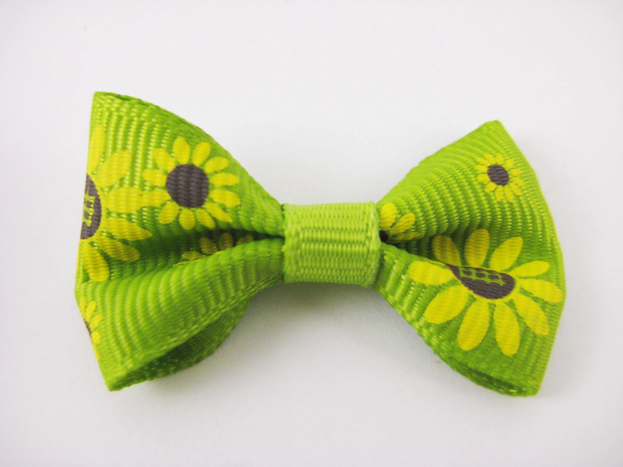 Бантик текстильный пришивной, 40х20мм, Цвет «зеленый»