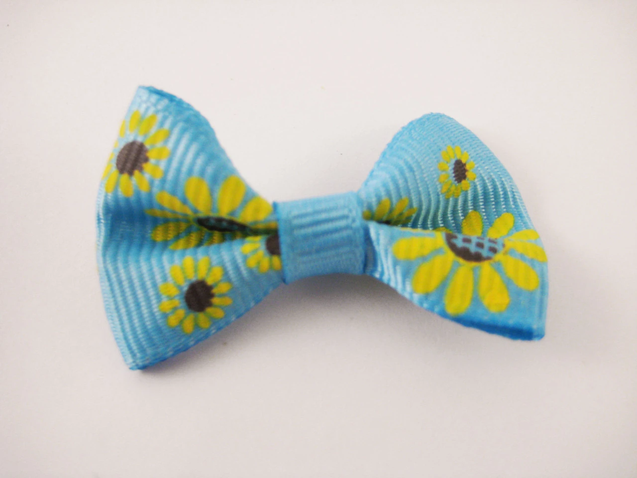 Бантик текстильный пришивной, 40х20мм, Цвет «синий»