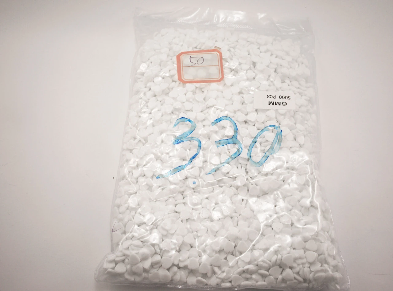 Стразы «Сердце», 6мм, Цвет «прозрачный» - 2