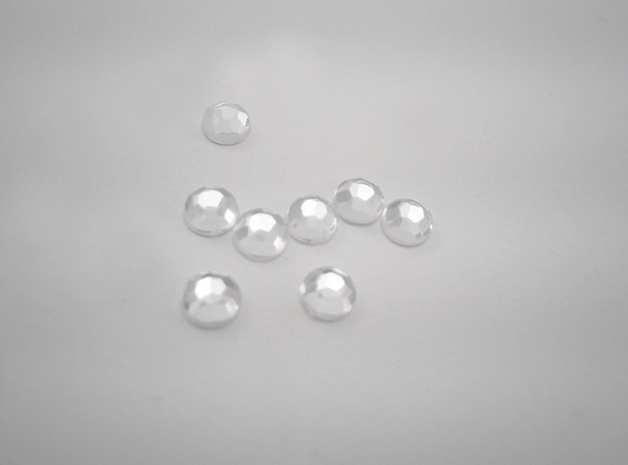 Стразы «Плоские», 5мм, Цвет «прозрачный»