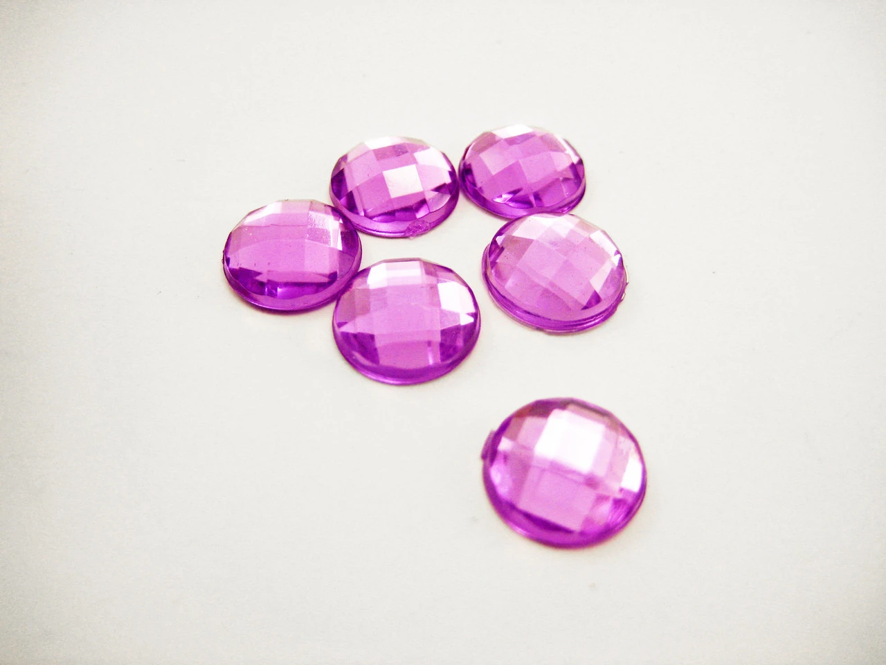 Стразы «Пласки», 10мм, Цвет «фиолетовый»