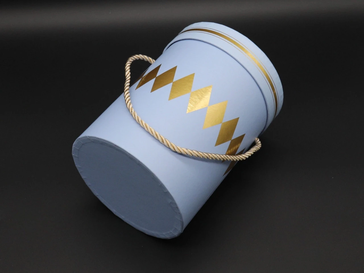 Коробка подарочная для цветов, 18х14см, Цвет «голубой»