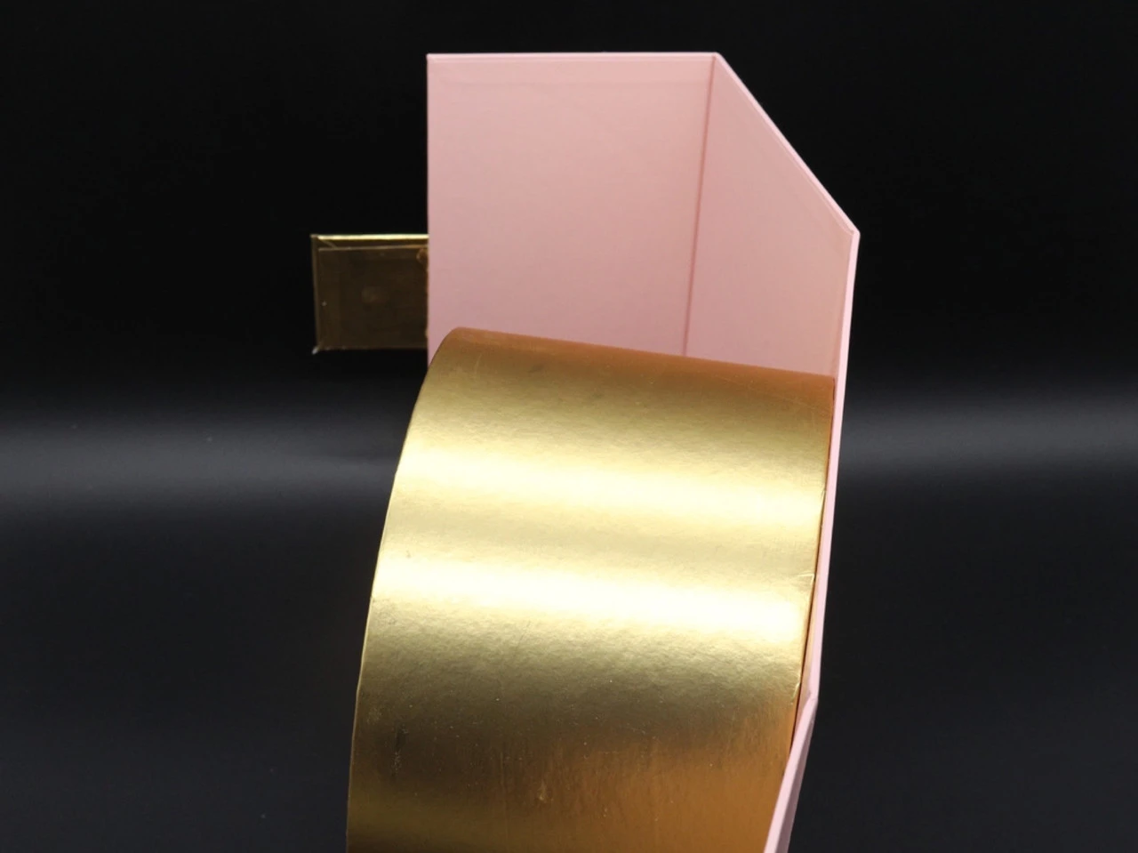 Коробка подарункова розкладна, 23х22х13см, Колір "рожевий" - 2