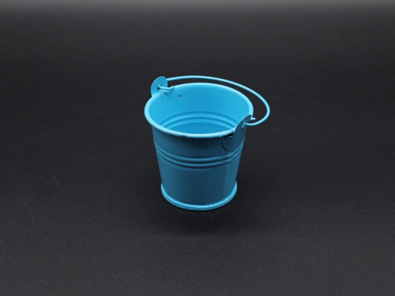 Ведерко декоративное металлическое, 6см, Цвет «голубой» - 2