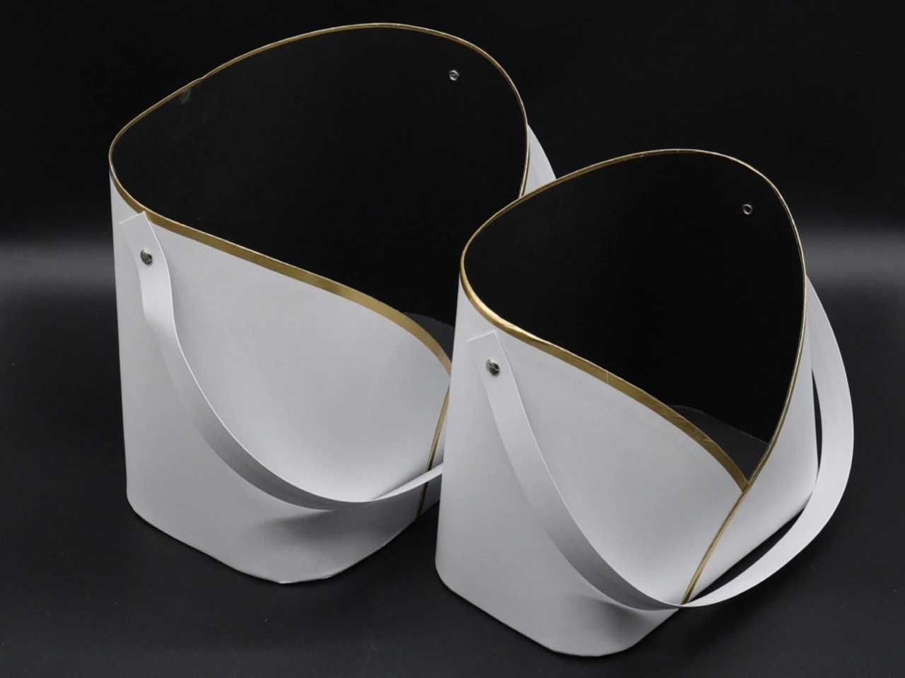 Коробка подарочная для цветов, 25х20х15см, Цвет «белый», 2шт