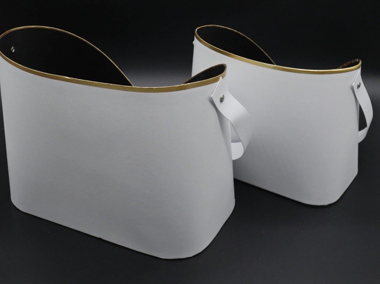 Коробка подарочная для цветов, 25х20х15см, Цвет «белый», 2шт - 2