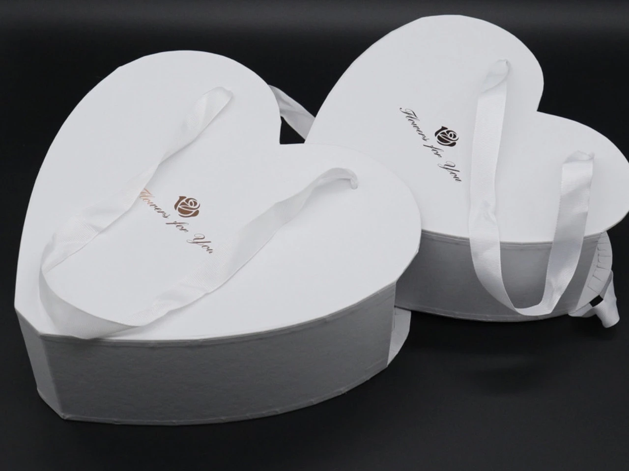 Коробка подарочная для цветов, 27х26х10см, Цвет «белый», 2шт - 2