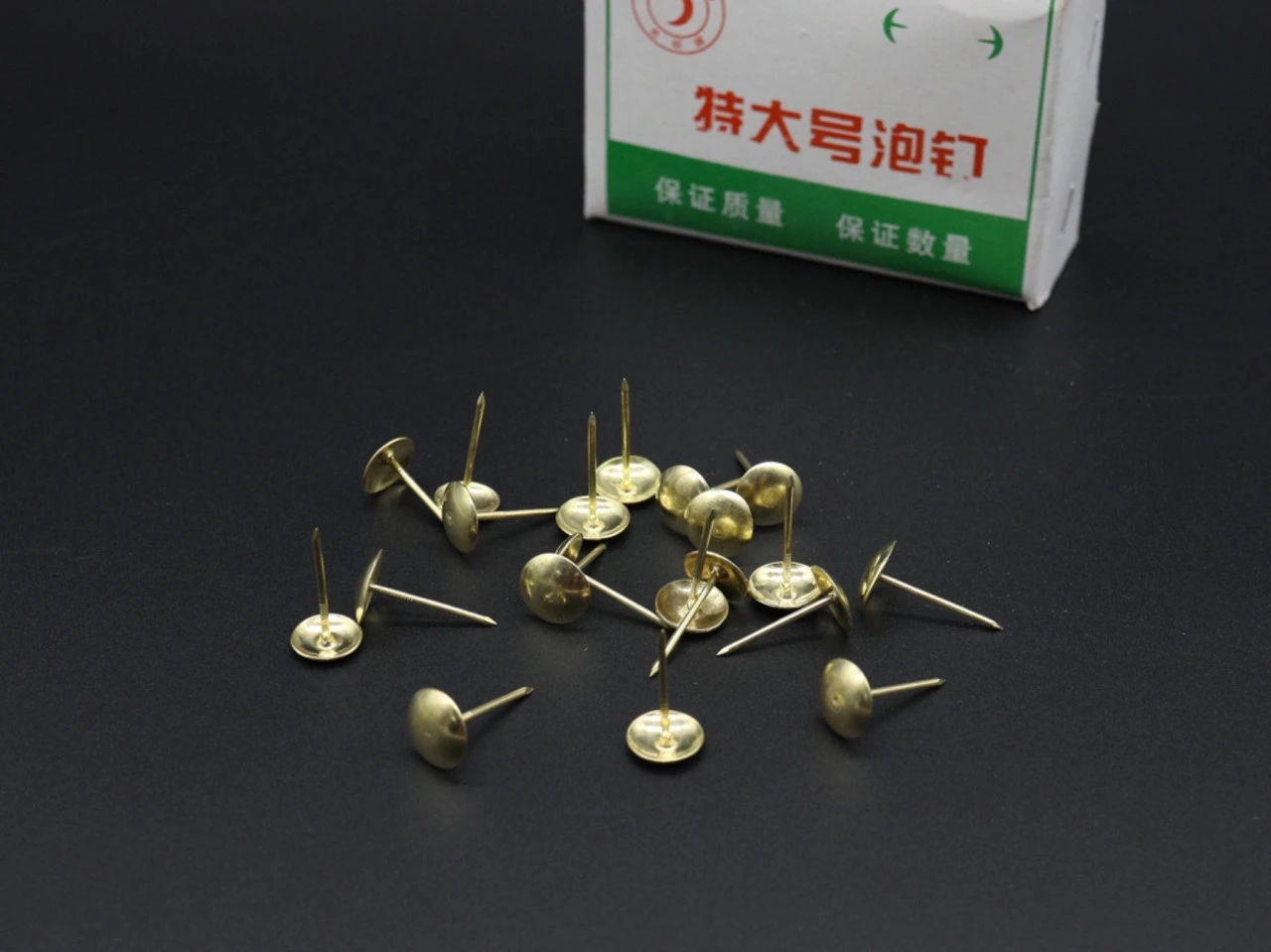 Гвоздь-кнопка, 11х20мм, Золотистый