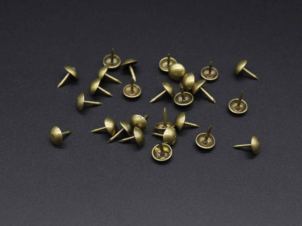 Цвях-кнопка, 7х10мм, Стара латунь - 2