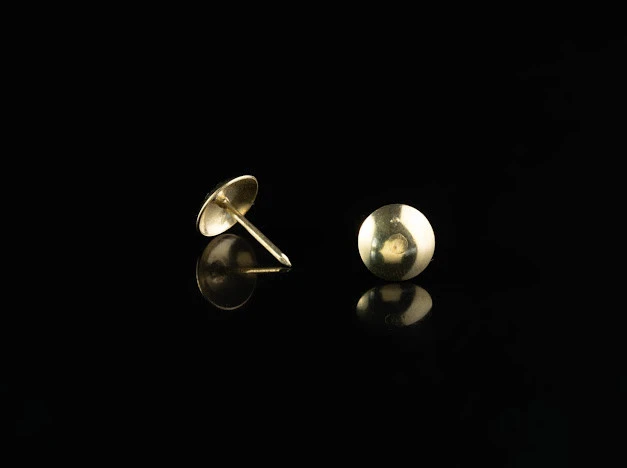 Гвоздь-кнопка, 11х16мм, Золотистый