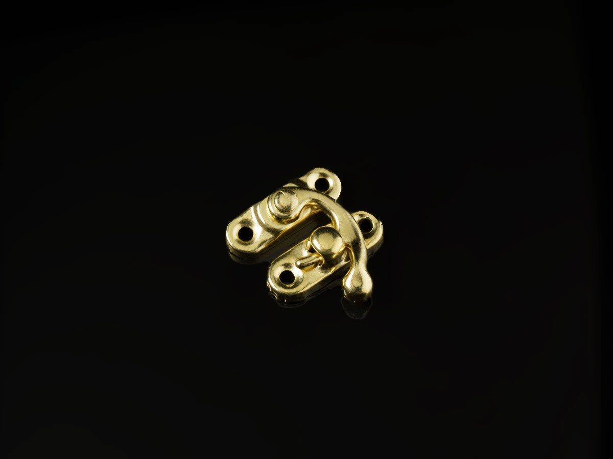 Замок для нардів, 23х26мм, Колір "золотистий"